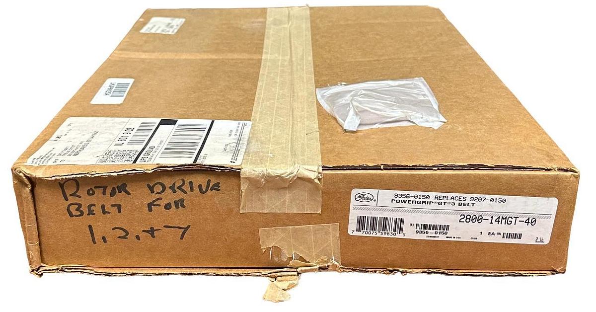 Used GATES 2800-14MGT-40 / 9356-0150 POWERGRIP GT 3 TIMING BELT 200 TEETH 14mm P NSFS