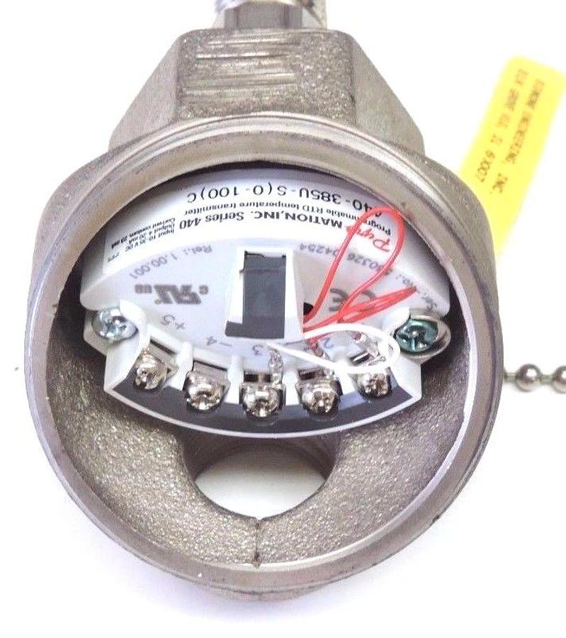 Used SIMONE ENGINEERING R5T185L283-010-00-8HN71-T440-385U-S TEMPERATURE TRANSMITTER