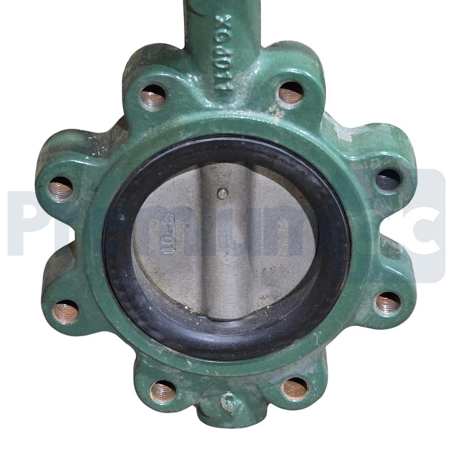 Fisher El-O-Matic 4" Butterfly Valve Assy w/DVC2000 Positioner & F0200U Actuator