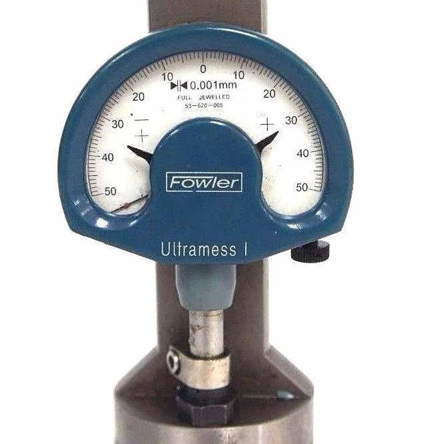 Used FOWLER ULTRAMESS I 53-520-005 INDICATOR 0.001MM W/ BALL GUIDE DISTANZMAB 300