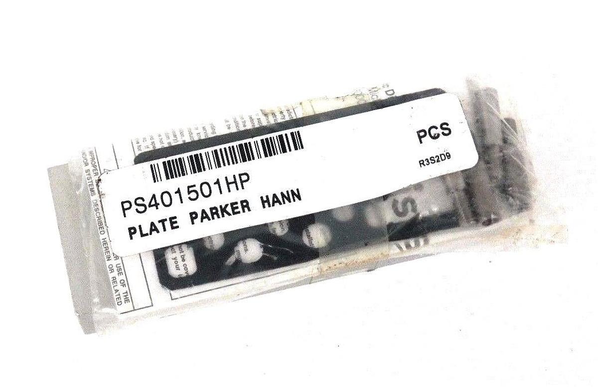 Used NEW PARKER PS401501HP MANIFOLD END PLATE