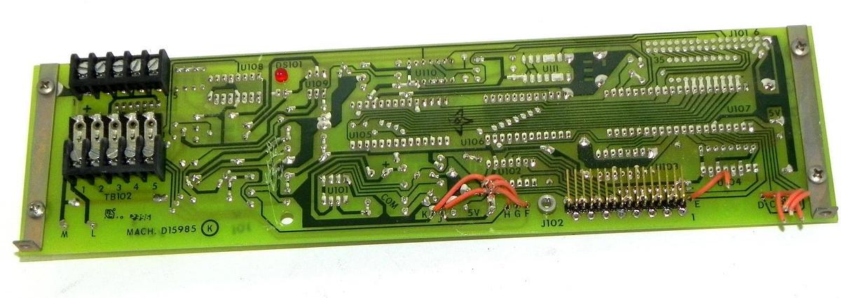 Used AVTRON SUB-ASSY. A 14927 BOARD REV. F. ASSY. 630101 REV. A, MACH. D15985
