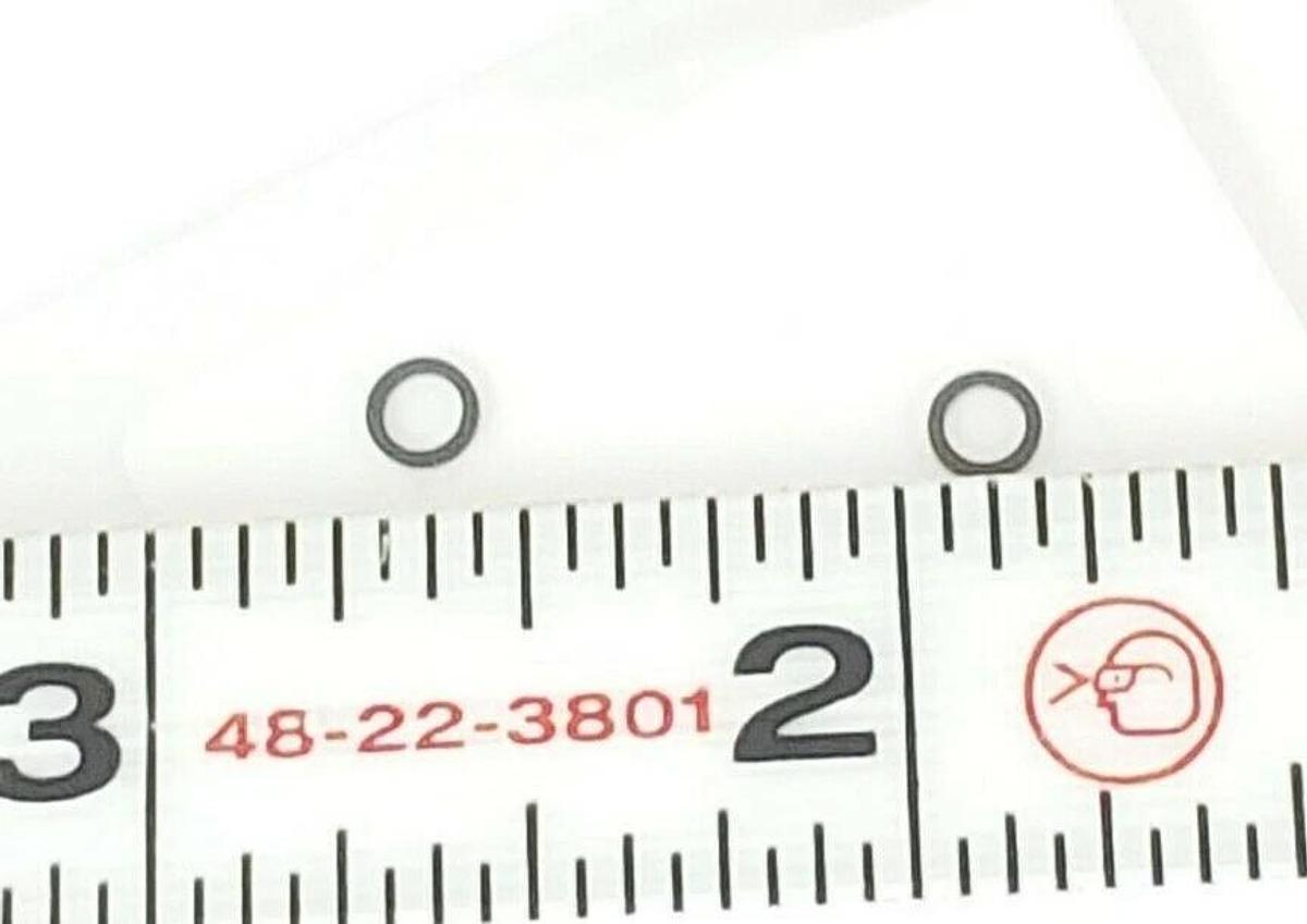 Used BAG OF 2 NEW GE HEALTHCARE 56-3093-93 TATNINGSRING O-RINGS 56309393