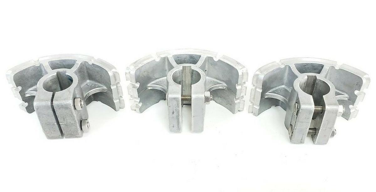 Used LOT OF 3 KRONES 1-02480009-0 ALUMINUM PALLET BODIES 1024800090