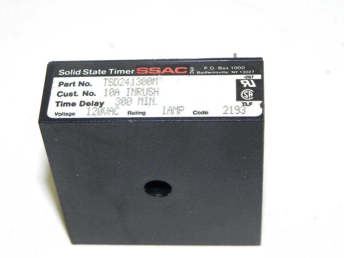 Used SSAC TSD241300M DIGI-TIMER 120VAC, 1AMP TIME DELAY: 300 MIN.