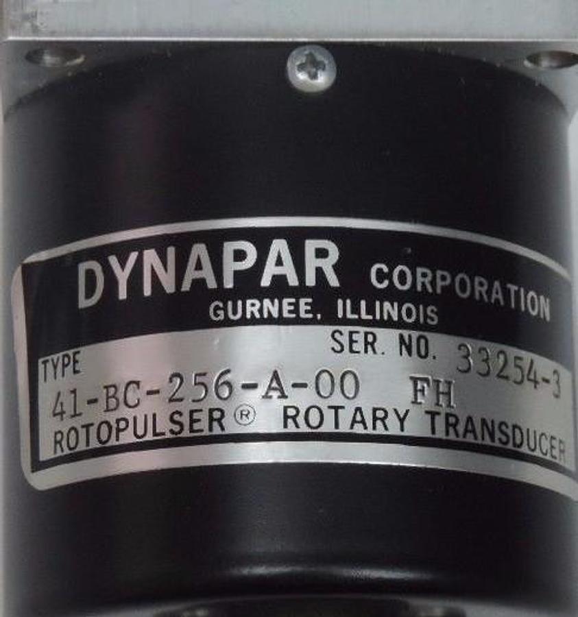 Used DYNAPAR 41-BC-256-A-00 RH ROTARY TRANSDUCER ROTOPULSER 41BC256A00