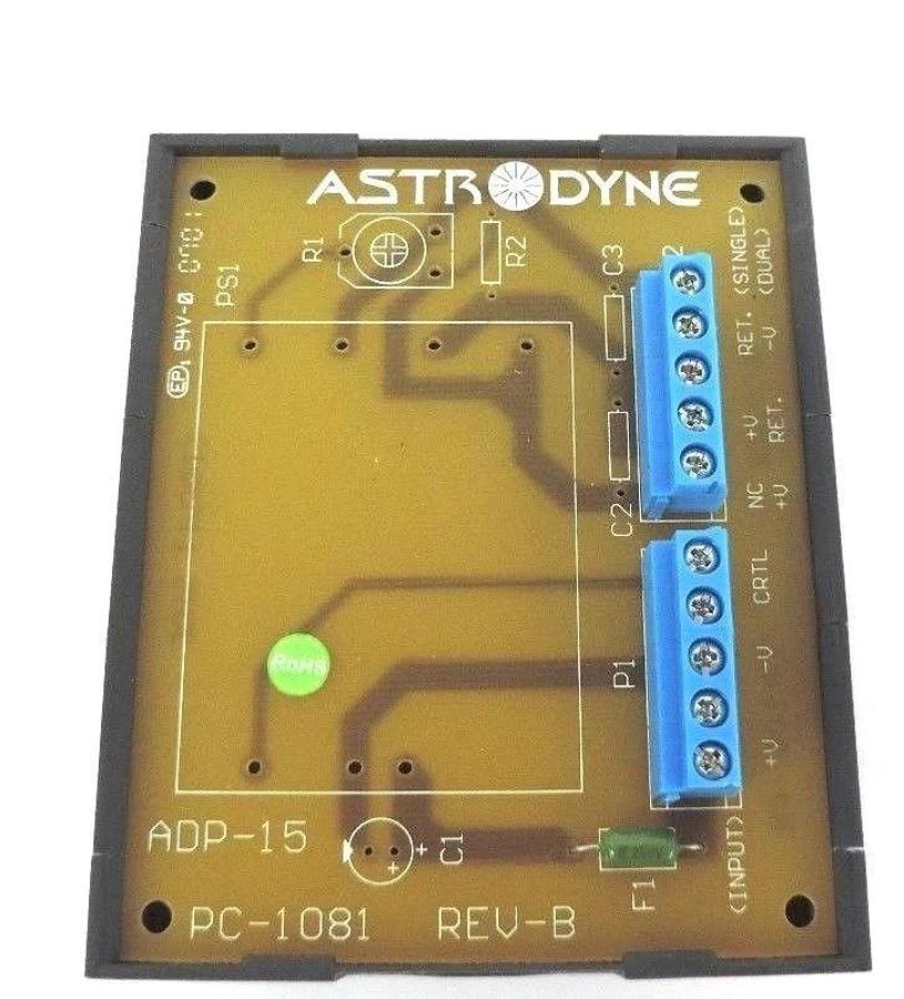 NEW ASTRODYNE ADP-15, PC-1081 REV. B DIN-RAIL MOUNTING SOCKET ADP15
