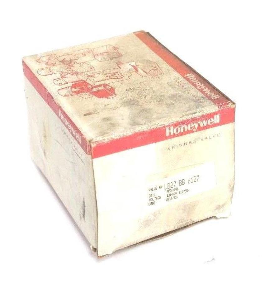 Used NIB HONEYWELL SKINNER LB27BB6127 SOLENOID VALVE W/ AP3-A46 COIL, LB27-BB-6127