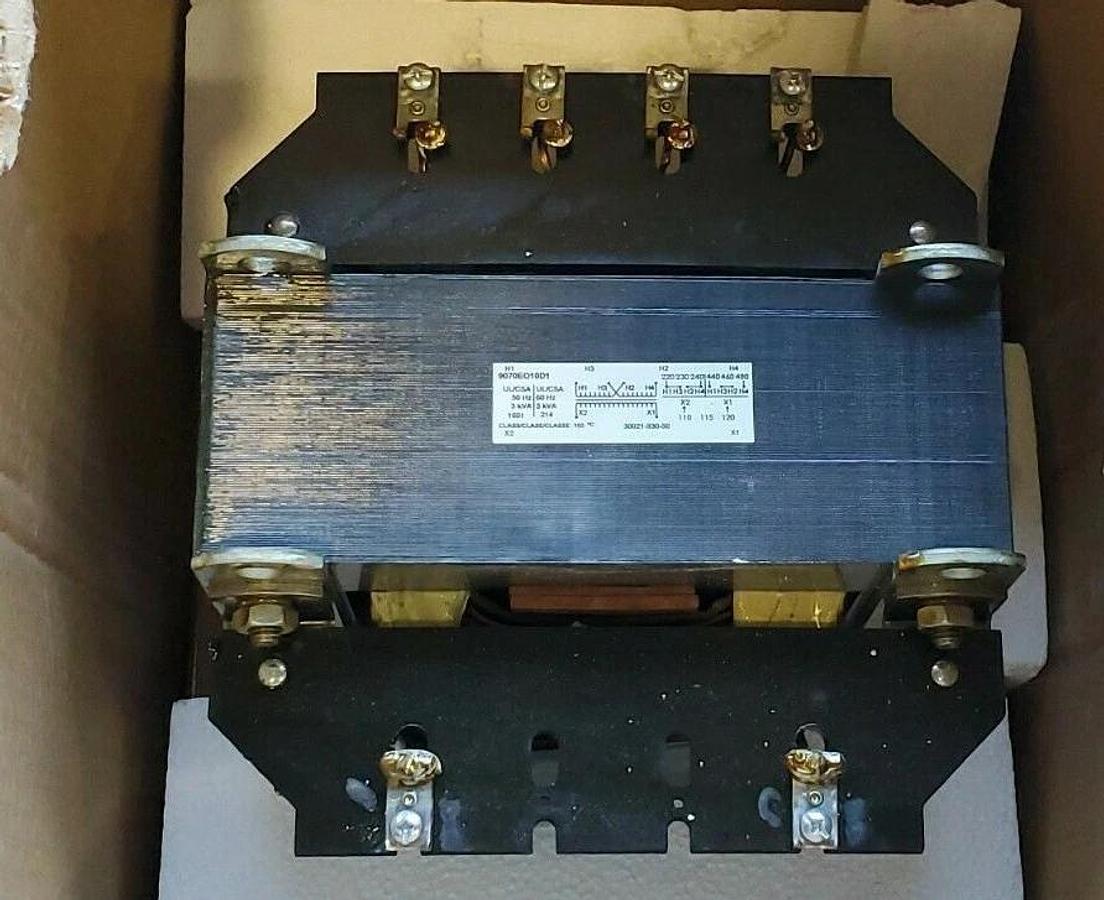 NIB SQUARE D 9070EO10D1 INDUSTRIAL CONTROL TRANSFORMER 30021-930-50 3KVA 50/60HZ
