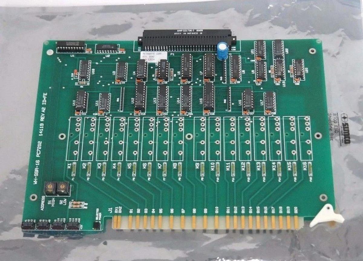 NEW METRABYTE CORP. WH-SSR-16 BOARD WHSSR16, PC7202 14119 REV. A2 ID=FE