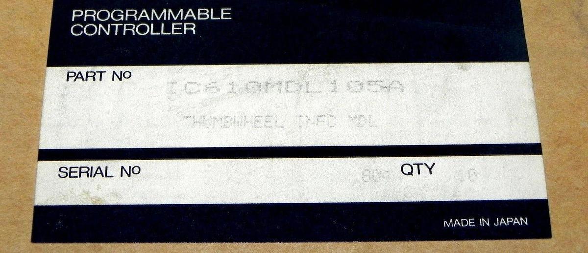 Refurbished GE FANUC IC610MDL105A THUMBWHEEL INTERFACE MODULE REPAIRED