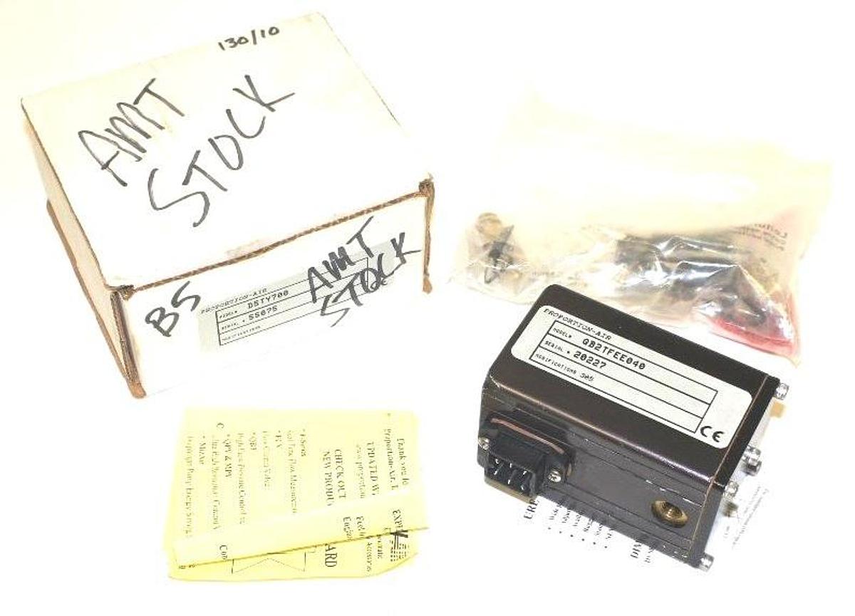 Used PROPORTION AIR INC. QB2TFEE040 PRESSURE CONTROL VALVE MODIFICATIONS 305