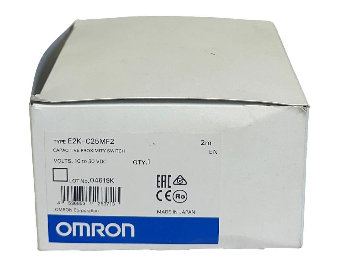 OMRON E2K-C25MF2 / E2KC25MF2 CAPACITIVE PROXIMITY SWITCH SENSOR 10-30VDC 2M NSMP