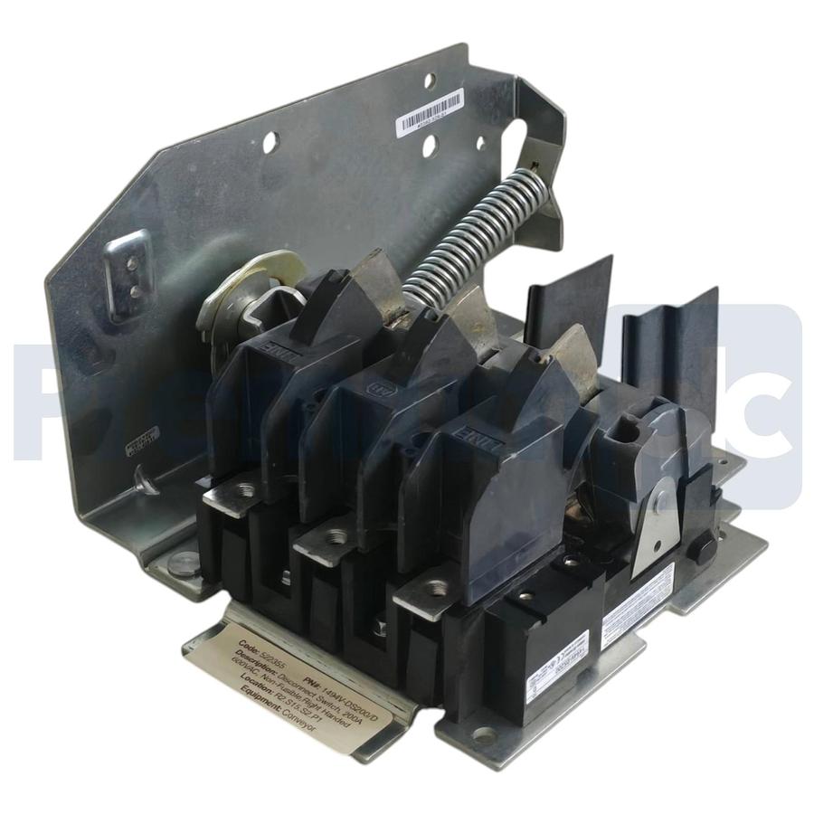 Surplus Allen Bradley 1494V-DS200 /D Non-Fusible Disconnect Switch 200A 600V