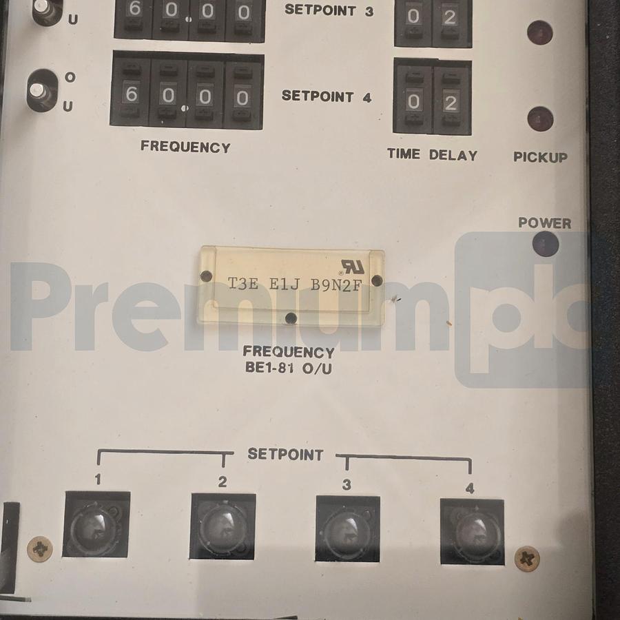 Used Basler BE1-81 O/U Digital Frequency Protection Relay BE1-81O/UT3EE1JB9N2F NSMP