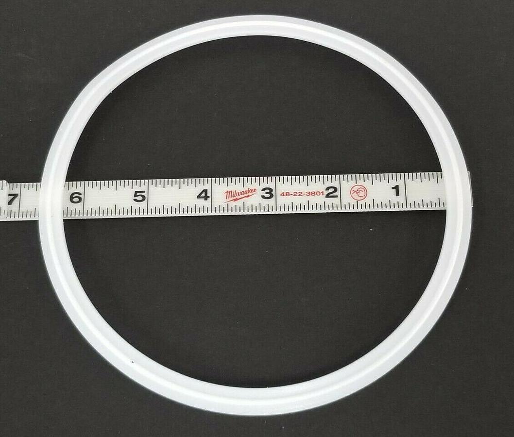Used LOT OF 6 NEW PURESERVE SYSTEMS 0-40M0-G STANDARD CLAMP TEFLON 6'' GASKETS