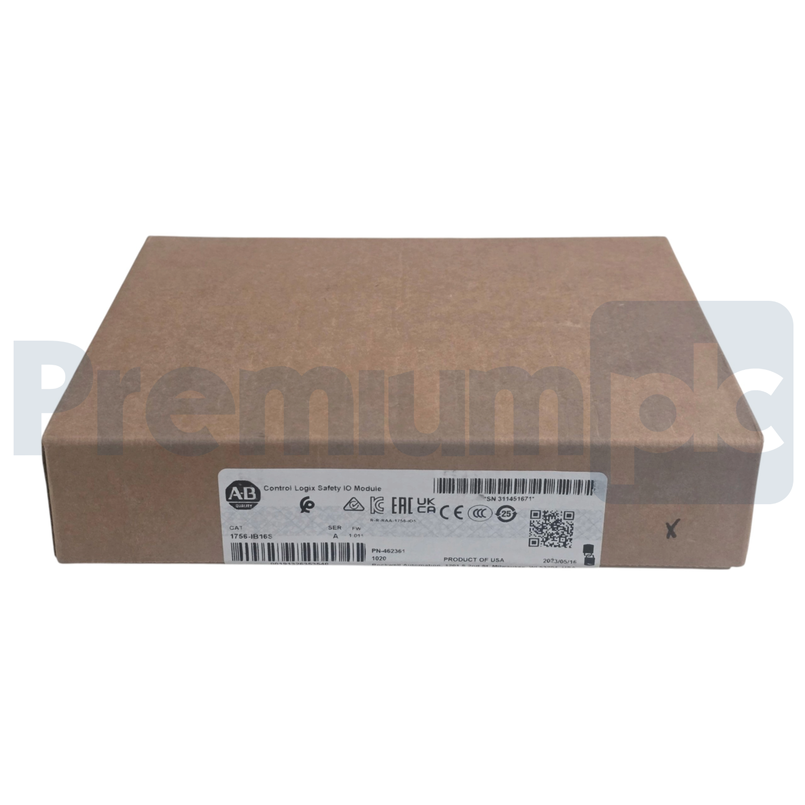 Used Sealed Allen Bradley 1756-IB16S /A ControlLogix Safety Input Module 16-Pt 10-30V