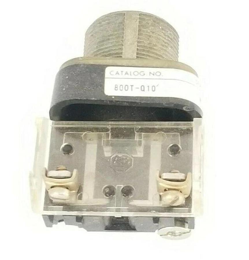 Used ALLEN BRADLEY 800T-Q10 SER. N PILOT LIGHT 120V (DAMAGED)