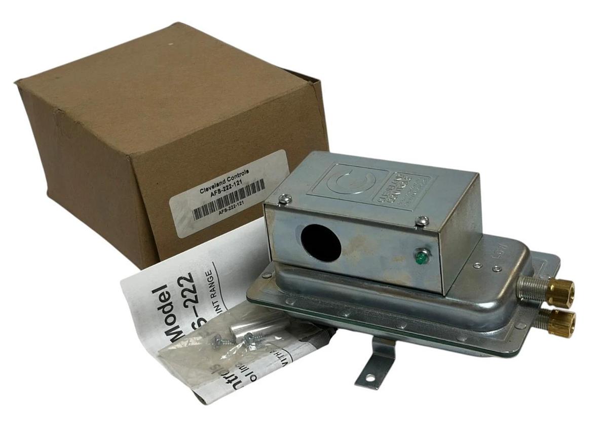 New Cleveland Controls AFS-222-121 Air Differential Pressure Switch AFS-222