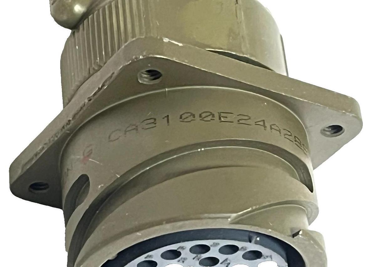 ITT Cannon CA3100E24A28SB Circular Connector 28-Way Socket Cable Adapter Assy.