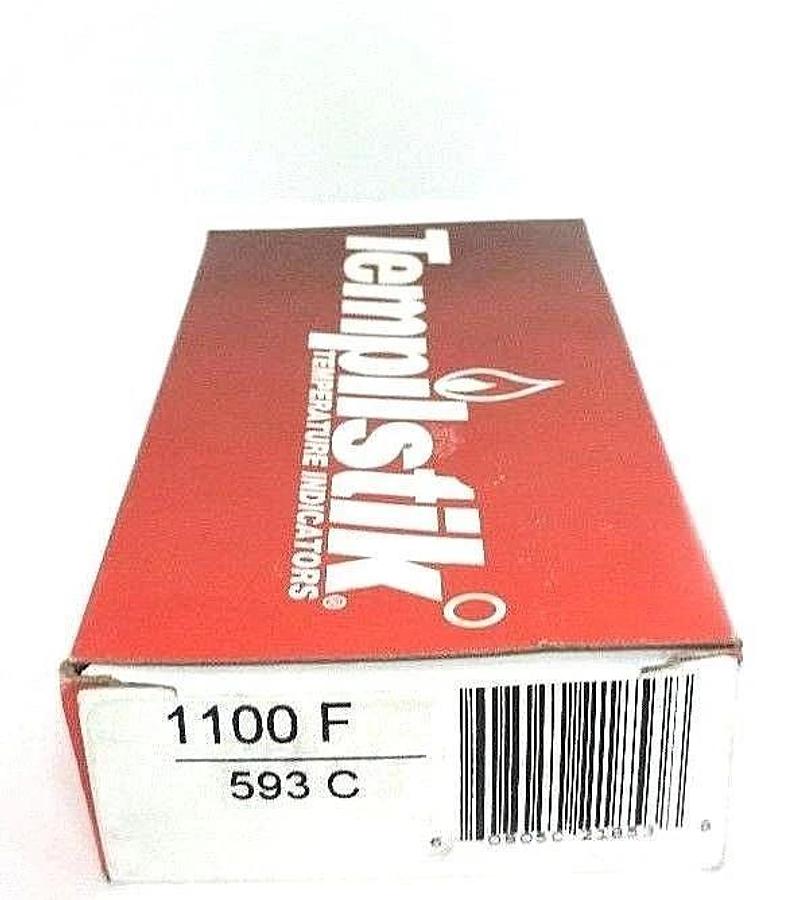 Used BOX OF 10 TEMPIL INC. 719-TS1100 TEMPILSTIK TEMPERATURE INDICATORS 1100F, TE1100