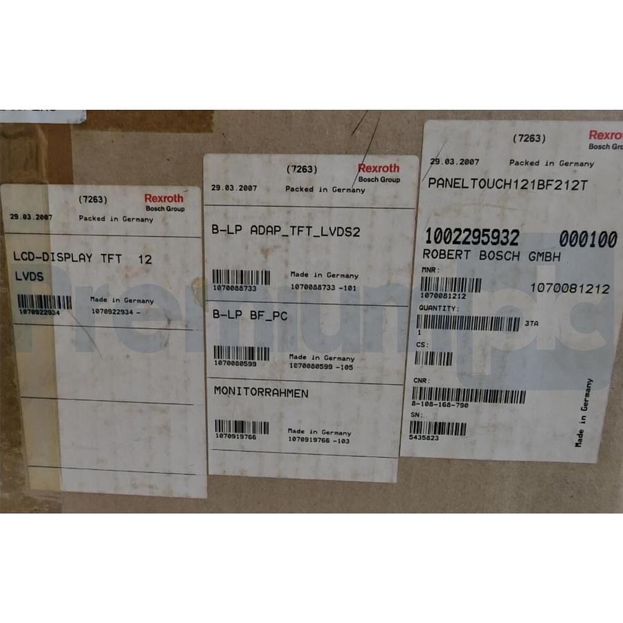 Used Rexroth PanelTouch121BF212T | BF212T 12.1" LCD Display TFT DC12V 1070081212 NSMP