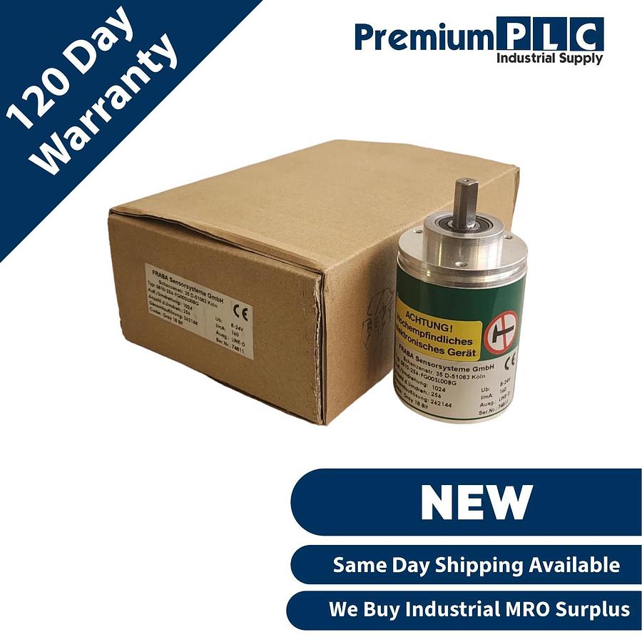 NEW FRABA 5810-256-FG00SL00BG ABSOLUTE ROTARY ENCODER GRAY 18 BIT 8-24V