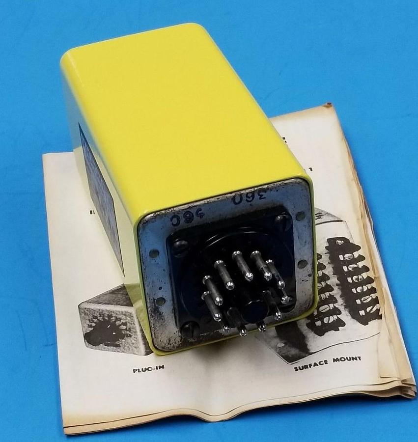 Used NEW MACROMATIC SS-1022-2C TIME DELAY RELAY .5-5SECOND 120VAC, 60HZ, SS10222C