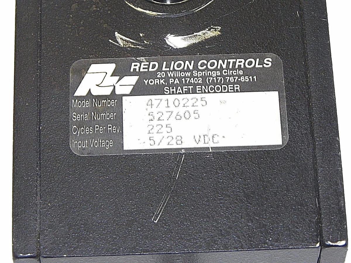 Refurbished RED LION 4710225 SHAFT ENCODER MODEL 0374-WW13 REPAIRED 0374WW13