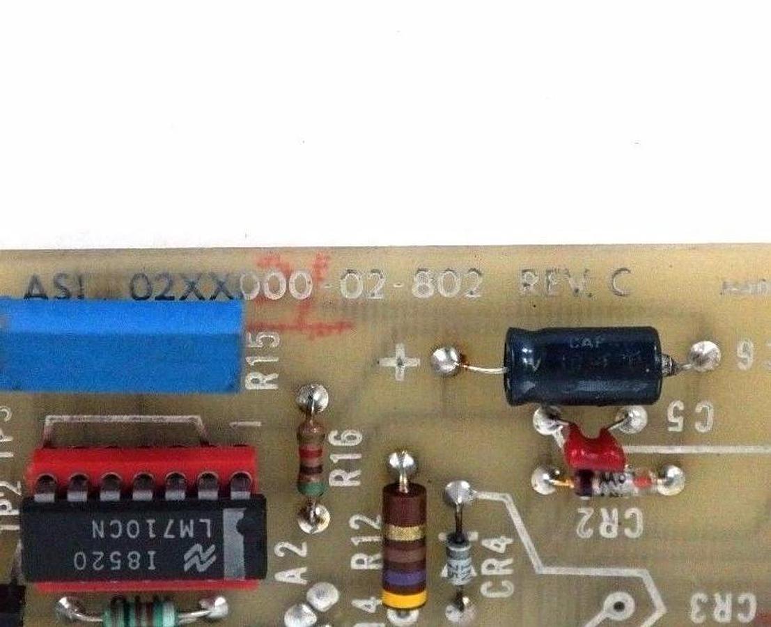 Used ASI 02XX000-02-802 CNC BOARD REV C 02XX00002802