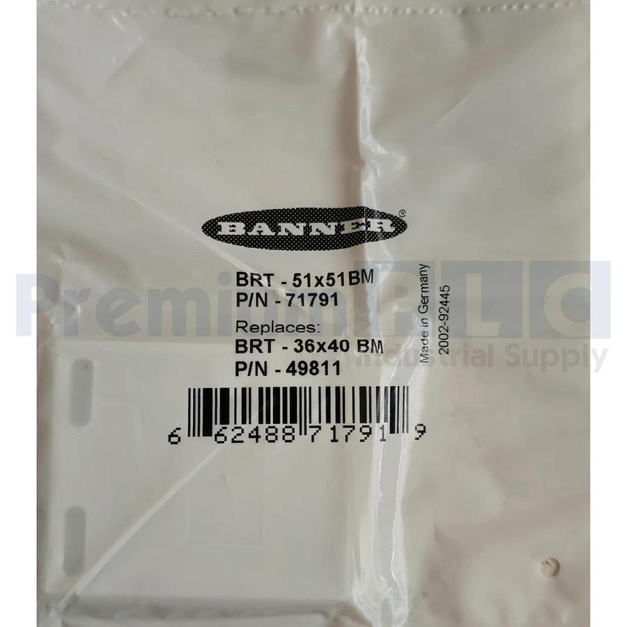 BANNER QS18VP6LLPQ5 QS18 PHOTOELECTRIC SENSOR 10-30VDC P/N 73244 W/ACCS NSMP