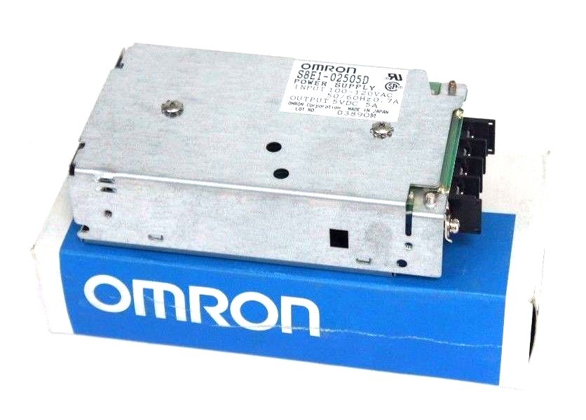 Used NIB OMRON S8E1-02505D POWER SUPPLY 100-120VAC, 50/60HZ, 7A, S8E102505D