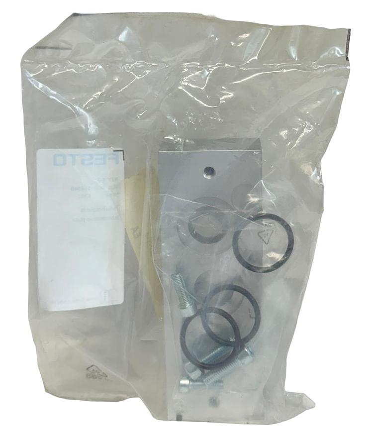 NEW FESTO NZV-1-2 / 164940 PNEUMATIC INTERMEDIATE PLATE ALUMINUM NSFS