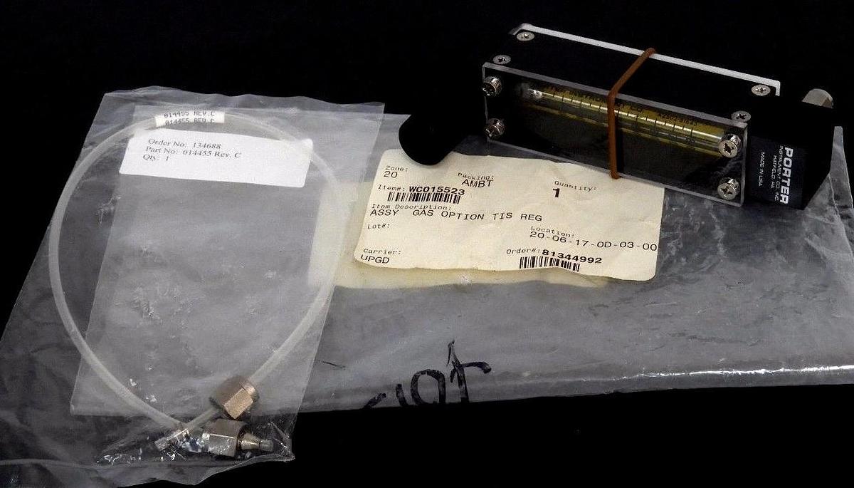 Used NEW PORTER INSTRUMENTS A2502-B1645 FLOW CONTROL METER RANGE 1000-8000
