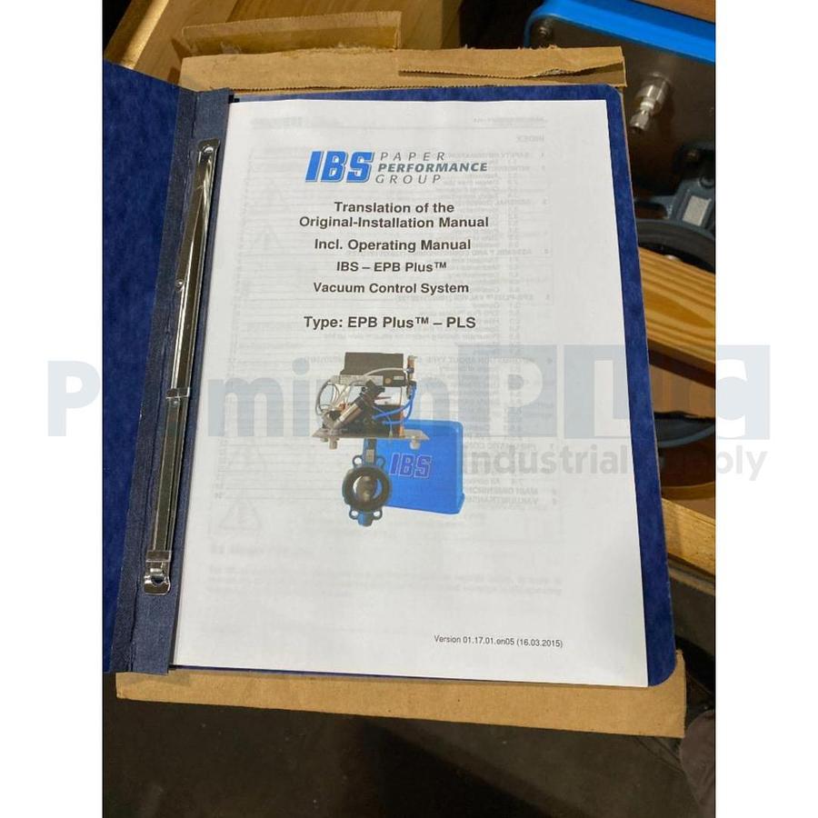 Used IBS PAPER PERFORMANCE GROUP EPB Plus-PLS 10" ELECTRO-PNEUMATIC CONTROL VALVE