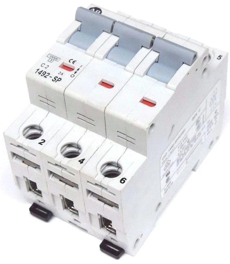 Used ALLEN BRADLEY 1492-SP3C020 SUPPLEMENTARY PROTECTOR 1492SP3C020, SER. C