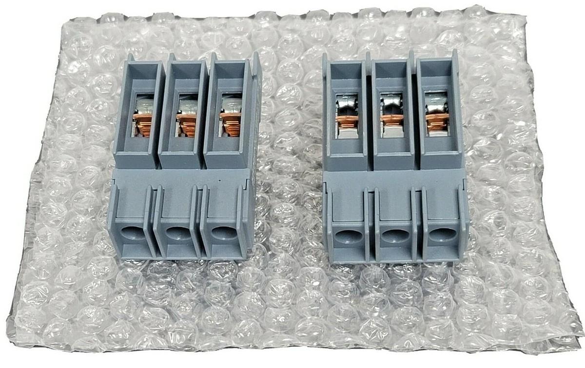 Used LOT OF 2 NEW SIEMENS 3RV2928-1H TERMINAL BLOCKS 3RV29281H