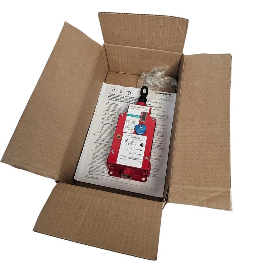 NIB HONEYWELL 1CPSA1B MICRO CABLE PULL SAFETY SWITCH 1NC/1N 120VAC 250FT, 1CPSA