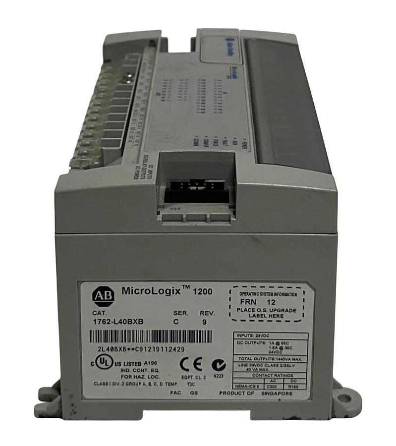 Used For Parts ALLEN BRADLEY 1762-L40BXB /C MicroLogix 1200 CONTROLLER 1762L40BXB