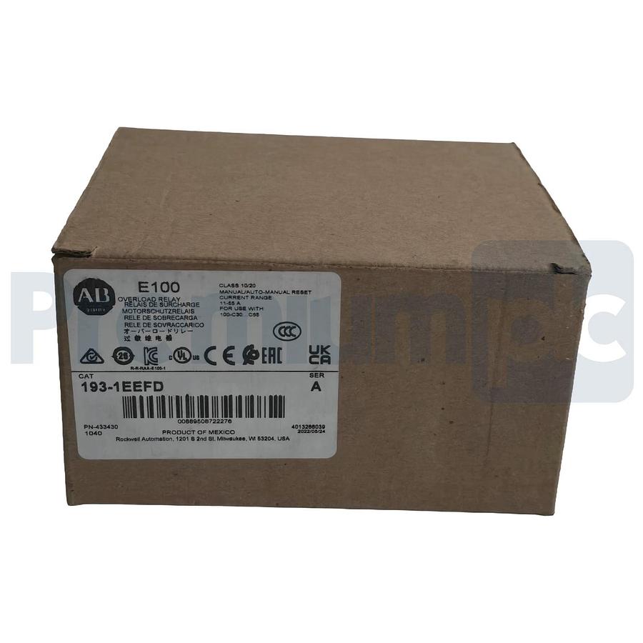 Allen-Bradley 193-1EEFD /A E100 Electronic Overload Relay 11-55A 3-Pole NSMP