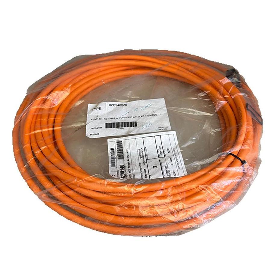 Used NEW 02C940028 / 4200140 K21 12MT SERVO MOTOR POWER CABLE A4 HVI M12
