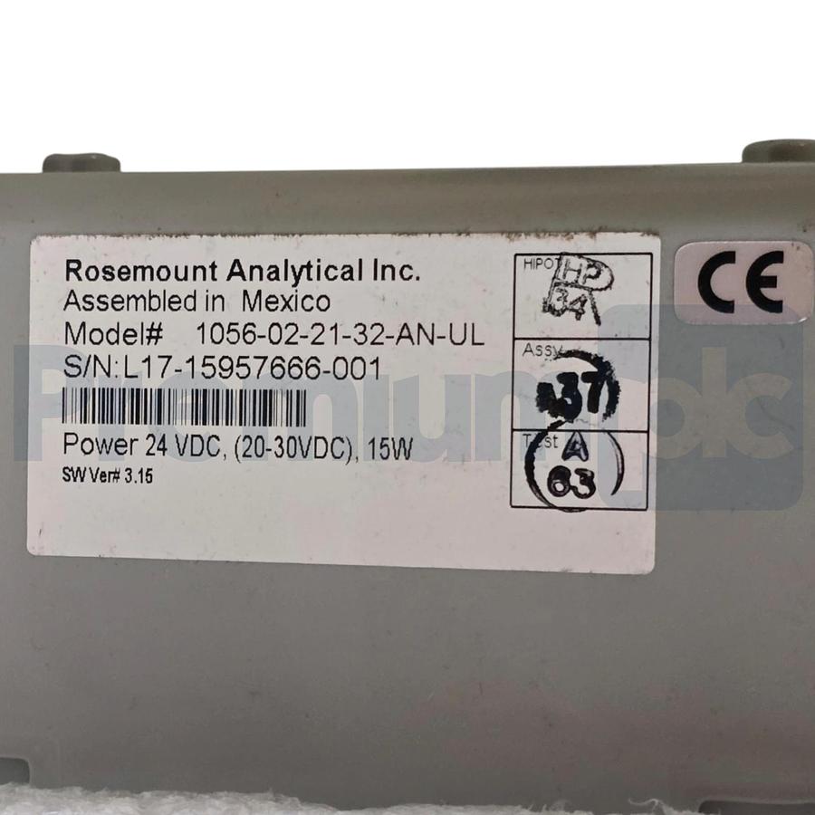 Used Emerson Rosemount 1056-02-21-32-AN-UL Dual Input Liquid Analyzer 24VDC NSNP