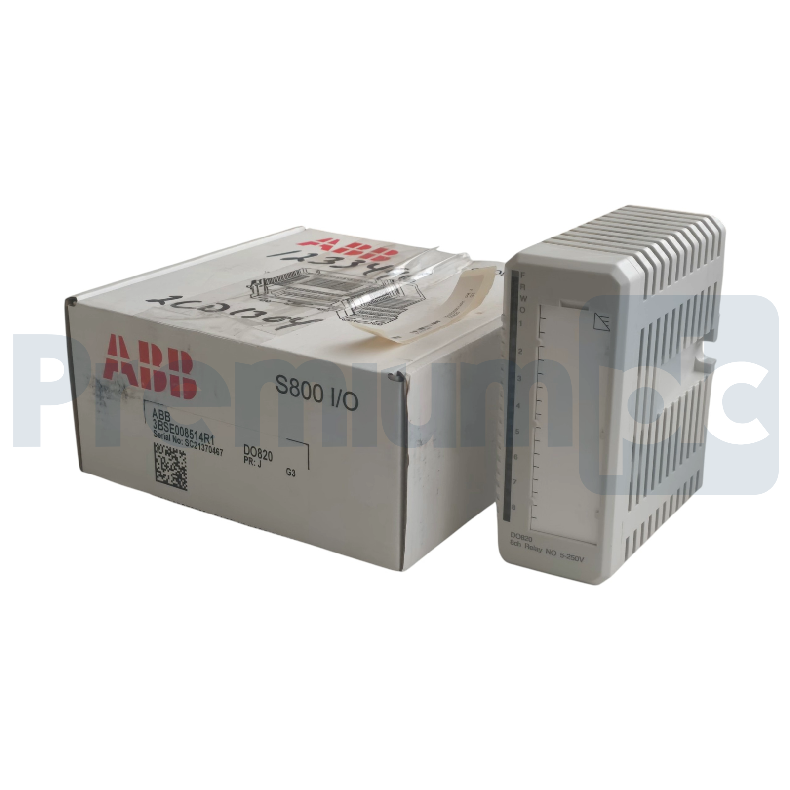 Used ABB S800 I/O 3BSE008514R1 DO820 Digital Output Module 8-Ch Relay PR:J G3 NSMP