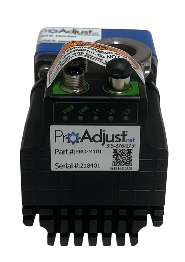Used SCHNEIDER JVL ProAdjust PRO-D01 / PRO-M101 DRIVE POWER PACK ASSEMBLY MOTOR NSNP