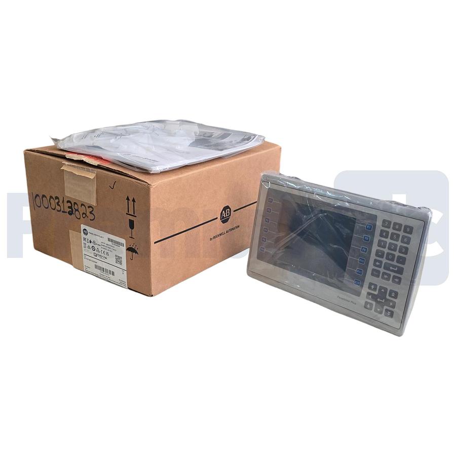 Used Surplus Allen Bradley 2711P-B7C22D9P /B PanelView Plus 7 Graphic Terminal 7" 24V