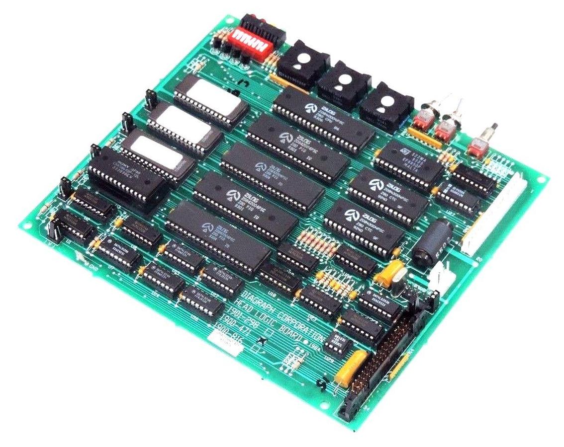Used DIAGRAPH CORPORATION 1900-471 HEAD LOGIC BOARD, 004D13001-471, 93-5515, 1900471