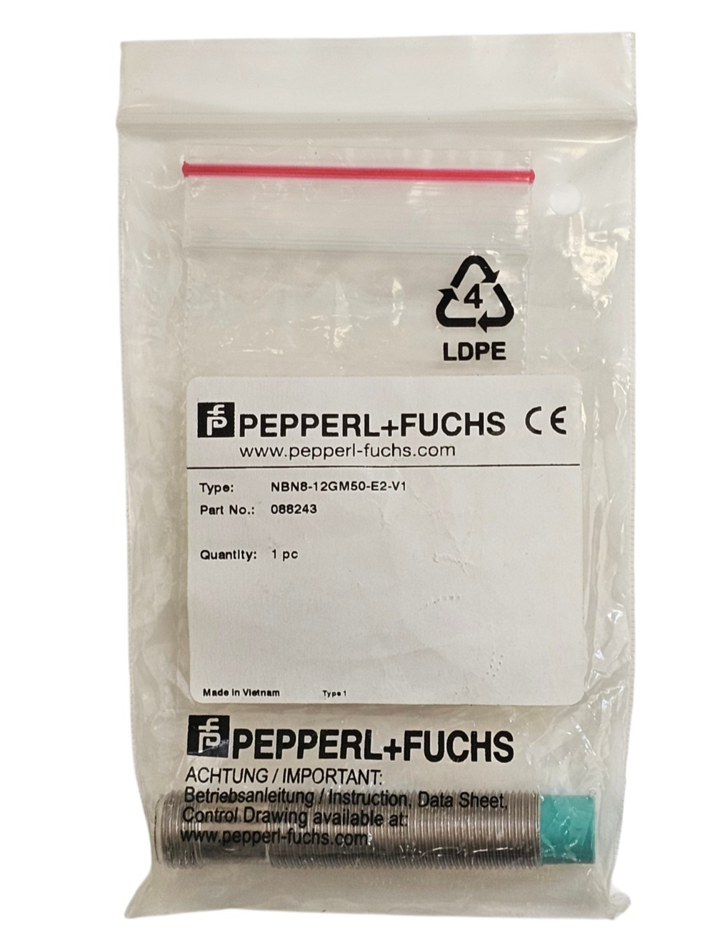NEW PEPPERL+FUCHS NBN8-12GM50-E2-V1 PROXIMITY SENSOR P/N: 088243 NSFP
