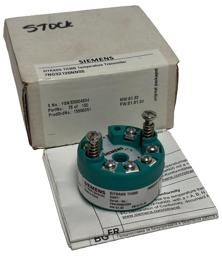 Used Siemens SITRANS TH300 Temperature Transmitter 7NG3212-0NN00 HART New Surplus