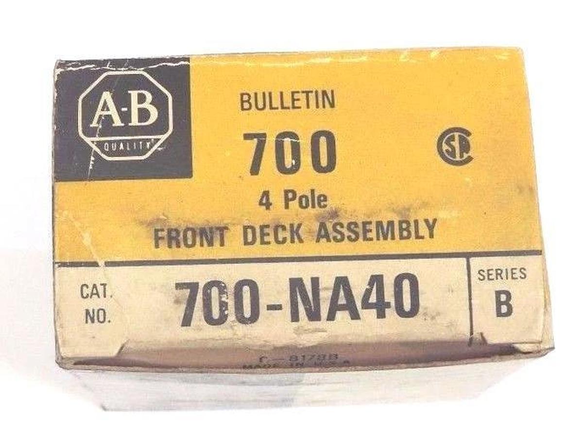 Used LOT OF 3 NIB ALLEN BRADLEY 700-NA40 CONTACT CARTRIDGE DECKS SER B 700NA40