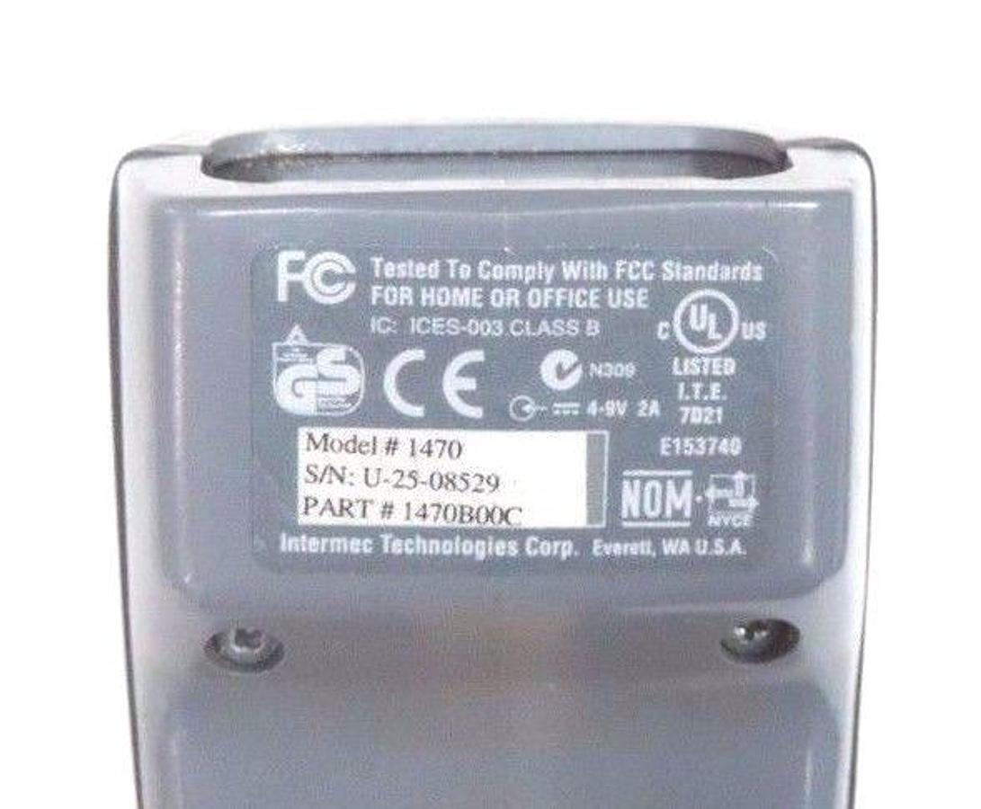 Used INTERMEC SCANIMAGE 1470B00C BARCODE SCANNER W/ XSTREAM-PKG RADIO MODEM